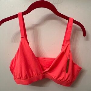 Skims “fits everybody” triangle bralette - tangerine NWT